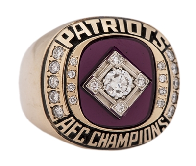 1985 New England Patriots AFC Championship Prototype Ring